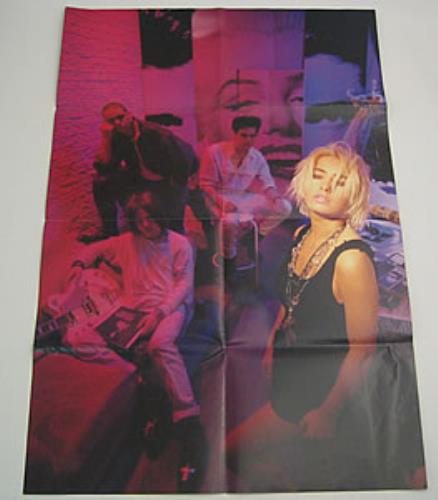Transvision Vamp Velveteen Postergram UK tour programme (27804)